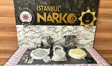72 bin uyuşturucu hapla yakaladılar #istanbul