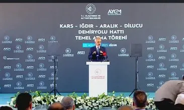 Ulaştırma Bakanı Uraloğlu, Iğdır’da Demiryolu Temelini Attı #kars