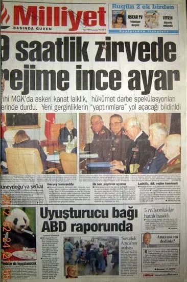 28 Şubat postmodern darbesi böyle gerçekleşti