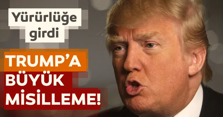 Trump’a Çin’den büyük misilleme!