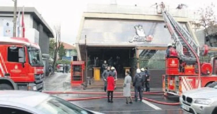 Ünlü et restoranı Nusret’te yangın çıktı