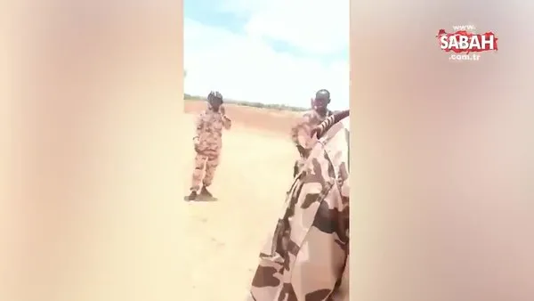 Çad ordusu, Fransız askerlerin silahlarını alarak tek sıraya dizdi | Video