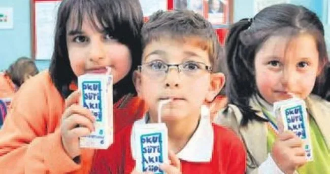 Her gün 6 milyon öğrenciye okul sütü