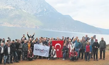 Adrasan’da eski fener parkuru