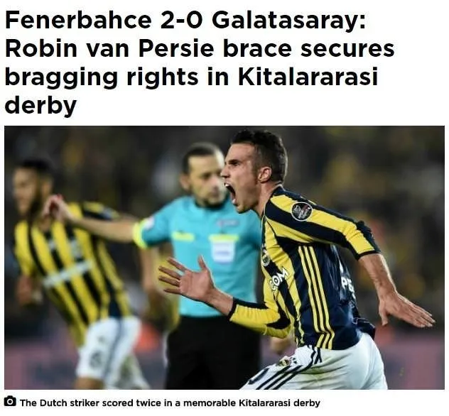 Fenerbahçe’nin derbi zaferi Avrupa basınında da yankı buldu