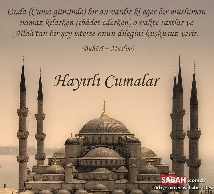 En güzel resimli Cuma mesajları ile Hayırlı Cumalar demeyi unutmayın! 2021 Kısa, uzun ve resimli Cuma mesajları sözleri burada