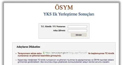 YKS EK TERCİH SONUÇLARI NE ZAMAN AÇIKLANACAK 2024? ÖSYM takvimi ile YKS ek tercih sonuç tarihi