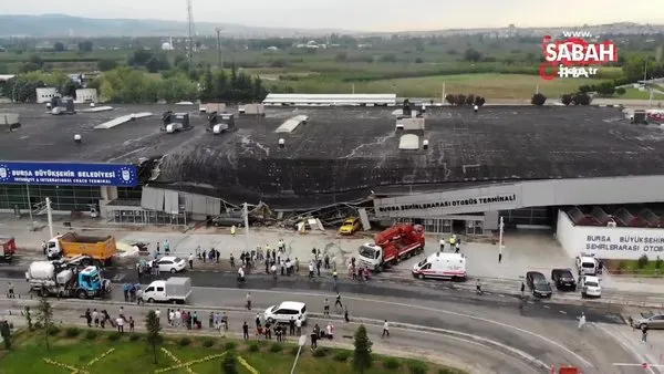 Son dakika: Bursa'da terminale yıldırım düştü! Vatandaşlar büyük korku yaşadı | Video