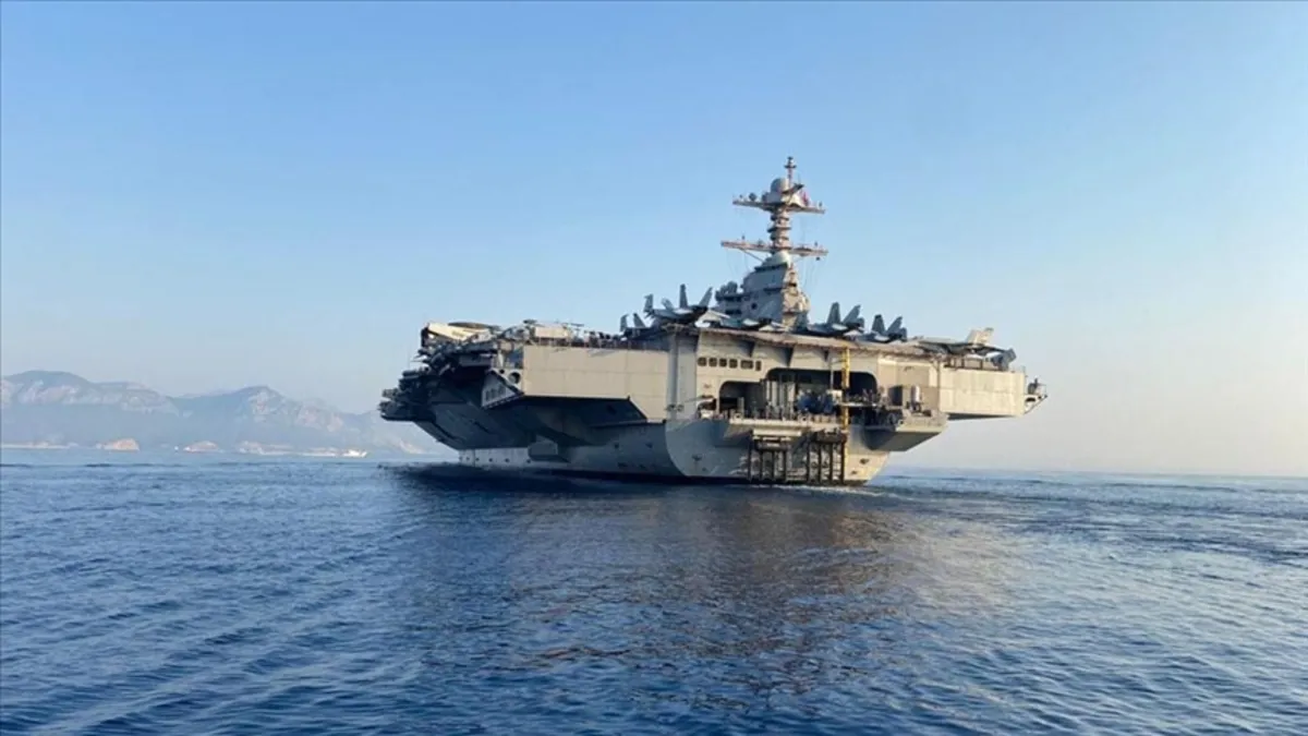 Venezuela operasyonundan sonra Hürmüz’e gitmişti: USS Gerald R. Ford uçak gemisi ABD’ye döndü Venezuela operasyonundan sonra Hürmüz’e gitmişti: USS Gerald R. Ford uçak gemisi ABD’ye döndü