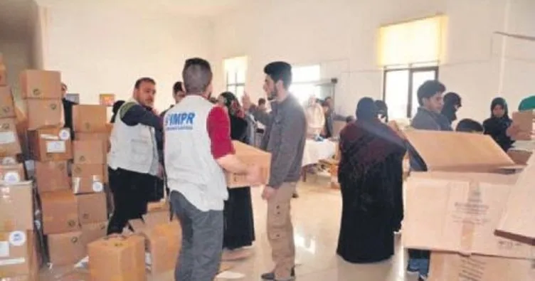 Haymana’daki Suriyeli ailelere BM’den yardım