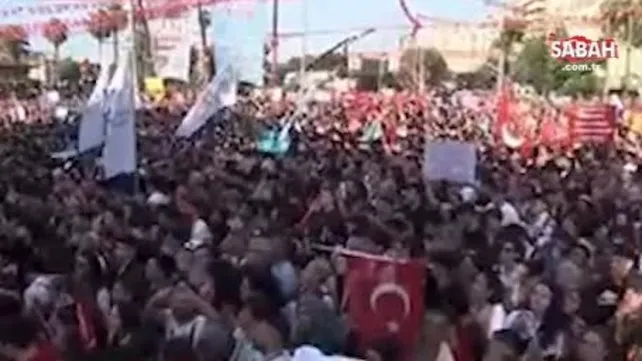 HDP bayraklı CHP mitinginde Mansur Yavaş'tan 'mevsimlik milliyetçilik' | Video