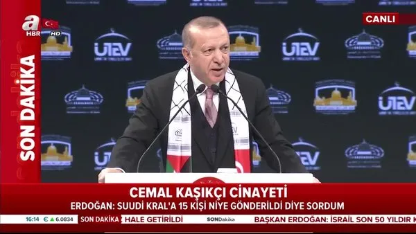 Cumhurbaşkanı Erdoğan: Eğer siz isterseniz bu katili çıkartırsınız ve ilan edersiniz