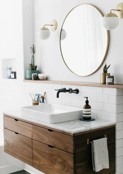 Küçük banyo dekorasyonları