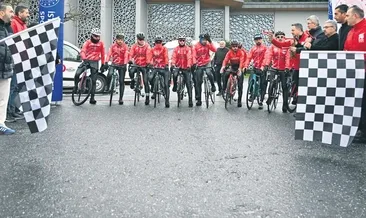 Şehitler için pedal çevirecekler