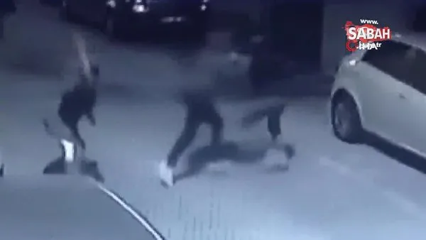Tekirdağ'da 2 kişinin bıçaklandığı kavga kamerada | Video