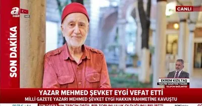 Mehmet Şevket Eygi hayatını kaybetti