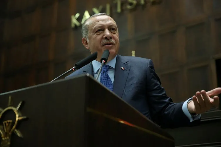 Cumhurbaşkanı Erdoğan’ın katıldığı AK Parti grup toplantısından kareler