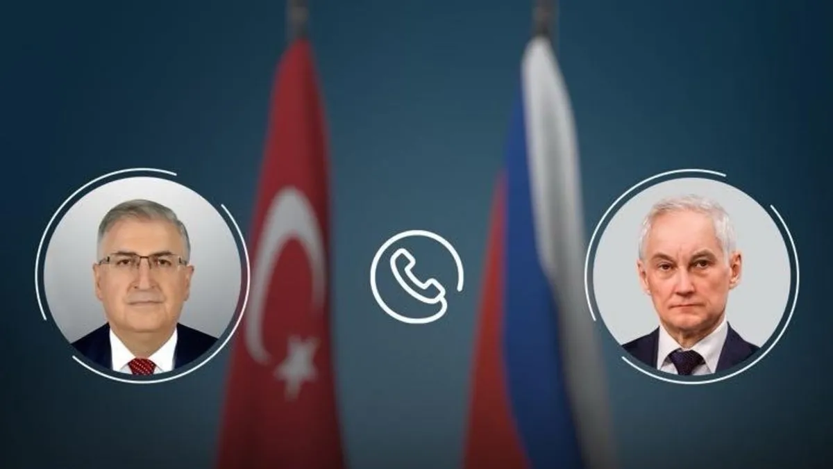 Bakan Güler, Rus mevkidaşı Belousov ile görüştü