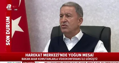 Son dakika: Milli savunma Bakanı Hulusi Akar, ’Pençe-Kaplan Operasyonu’nu icra eden birliklere seslendi | Video