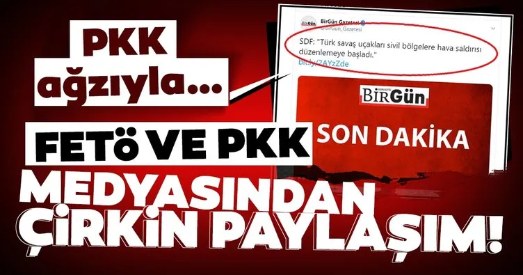 BirGün Gazetesi’nden çirkin paylaşım! PKK ağzıyla…