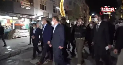 Bakan Soylu, gece yarısı Hakkari caddelerinde dolaşarak vatandaşlarla sohbet etti | Video