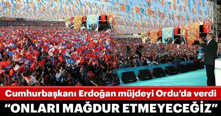 Cumhurbaşkanı Erdoğan: “Fındık üreticisini mağdur etmeyeceğiz”