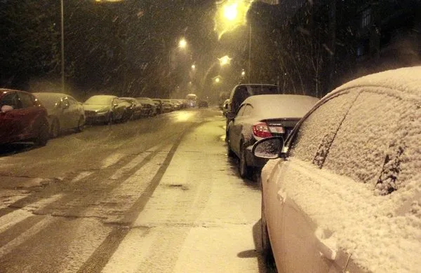 Erzurum’a nisan karı