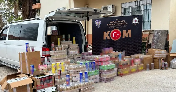 Antalya’da kaçakçılık operasyonu!