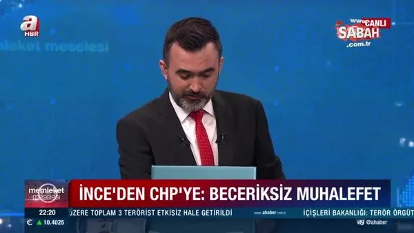 Muharrem İnce CHP'ye sert sözlerle yüklendi: Zavallı, beceriksiz muhalefet | Video