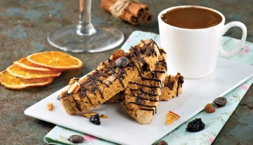 Portakallı çikolatalı biscotti tarifi Portakallı çikolatalı biscotti tarifi