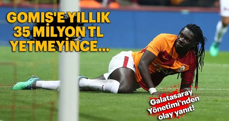 Galatasaray’dan Gomis’e olay yanıt!
