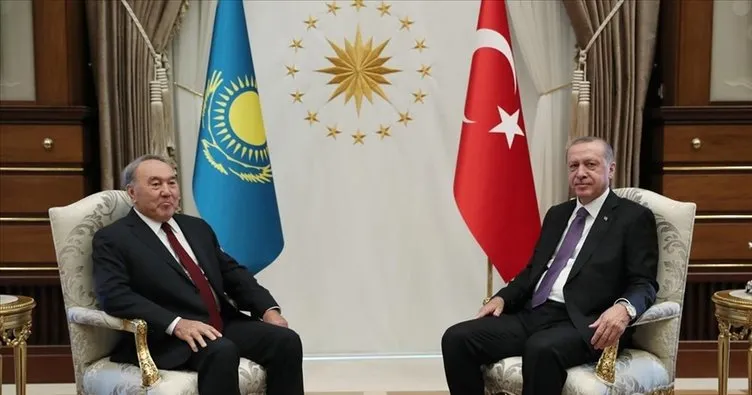 Başkan Erdoğan Kazakistan Cumhurbaşkanı Nursultan Nazarbayev ile görüştü