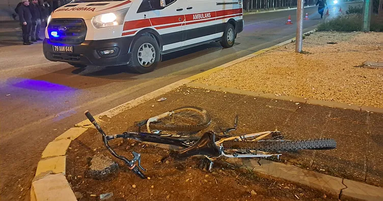 Kilis’te otomobil çarptı: Bisikletli genç hayatını kaybetti!