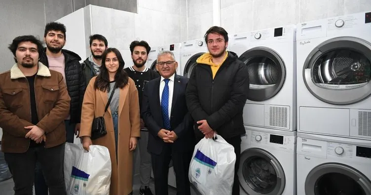 Kayseri Büyükşehir, 6 bin 650 öğrencinin çamaşırlarını ücretsiz yıkadı
