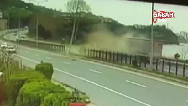 Trabzon'da 1 kişinin öldüğü feci kaza kamerada | Video