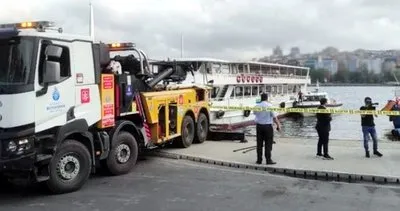İBB’nin sahil düzenleme çalışması sırasında hafriyat kamyonu denize düştü