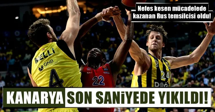 Fenerbahçe Doğuş - CSKA Moskova maç sonucu: 79-81