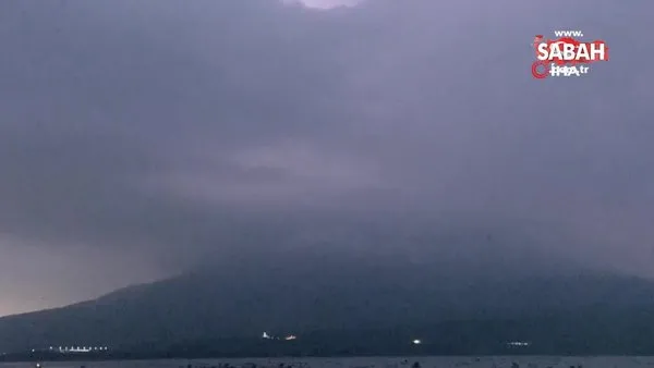 Japonya’da Sakurajima Yanardağı’nda patlama | Video