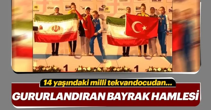 Milli Tekvandocu Selen Gunduz Den Herkesi Gururlandiran Bayrak Hassasiyeti Spor Haberleri