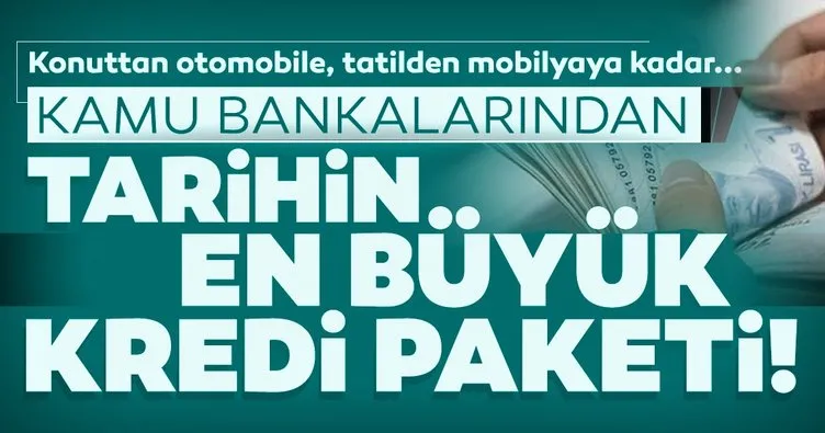 Son dakika: Kamu bankalarından tarihin en büyük kredi paketi! Ziraat, Halkbank, Vakıfbank taşıt - konut kredisi faizleri...