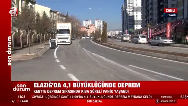 son dakika elazig da 4 1 buyuklugunde deprem deprem sonrasi ilk goruntuler video videosunu izle son dakika haberleri