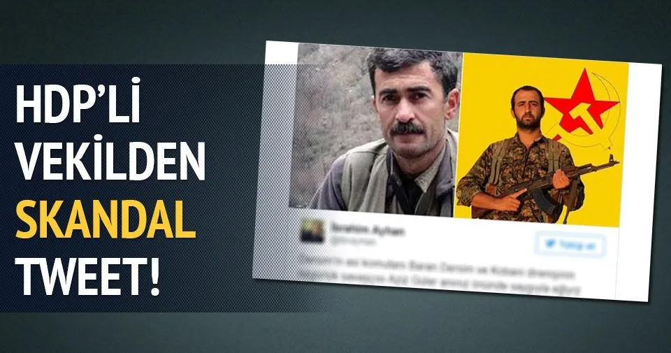 HDP’li vekil İbrahim Ayhan’dan skandal mesaj