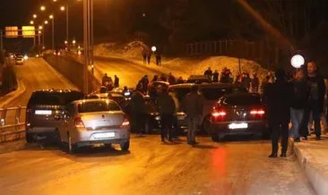 Samsun’da ’buzlanma’ nedeniyle 14 araç birbirine girdi: 4 yaralı