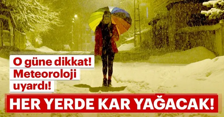 Meteoroloji’den son dakika hava durumu gelişmesi! Asıl kar Cuma günü... İstanbul hava durumu nasıl olacak?