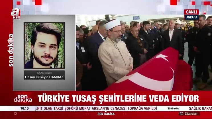 Türkiye, TUSAŞ şehitlerine veda etti | Video