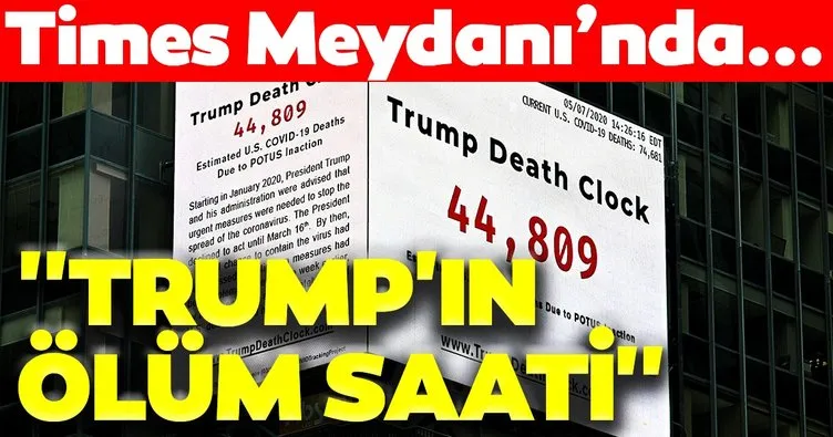 ABD’de Trump’a sert eleştiri | Times Meydanı’nda Trump’ın ölüm saati!