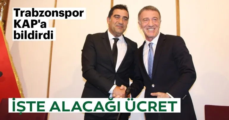 Trabzonspor, Ünal Karaman’ı KAP’a bildirdi