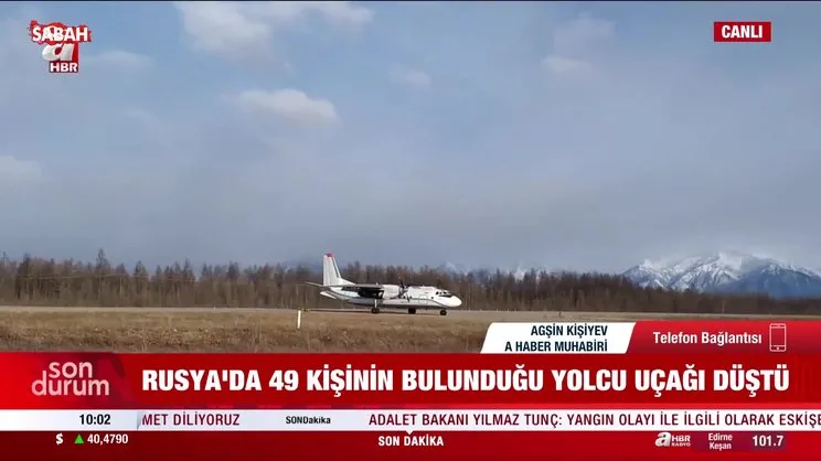 Rusya'da 49 kişinin bulunduğu uçak düştü: Kurtulan yok | Video