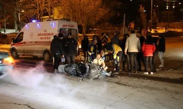 Nevşehir'de motosiklet ile otomobil çarpıştı: 2 yaralı #nevsehir