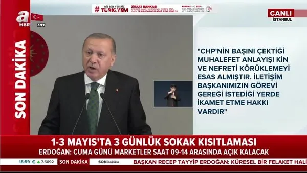 Başkan Erdoğan'dan CHP zihniyetine sert sözler 